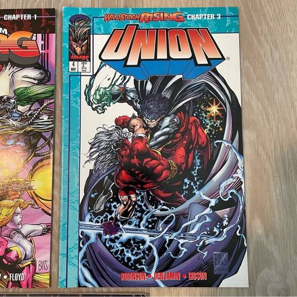 1995 VINTAGE WILDSTORM RISING #1, 4, 16 Comic Books Bundle Lot Of 3ea - Picture 3 of 6